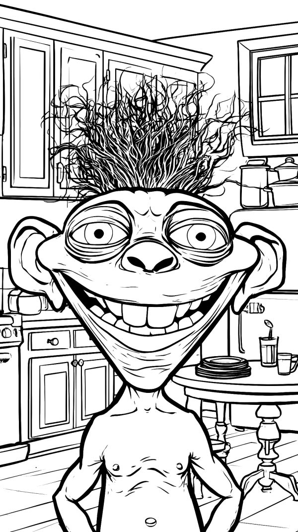 Black and white coloring book page clean bold blac 6f5726c7 c086 4d1f