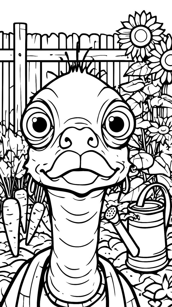 Garten-Giraffen-Glück
