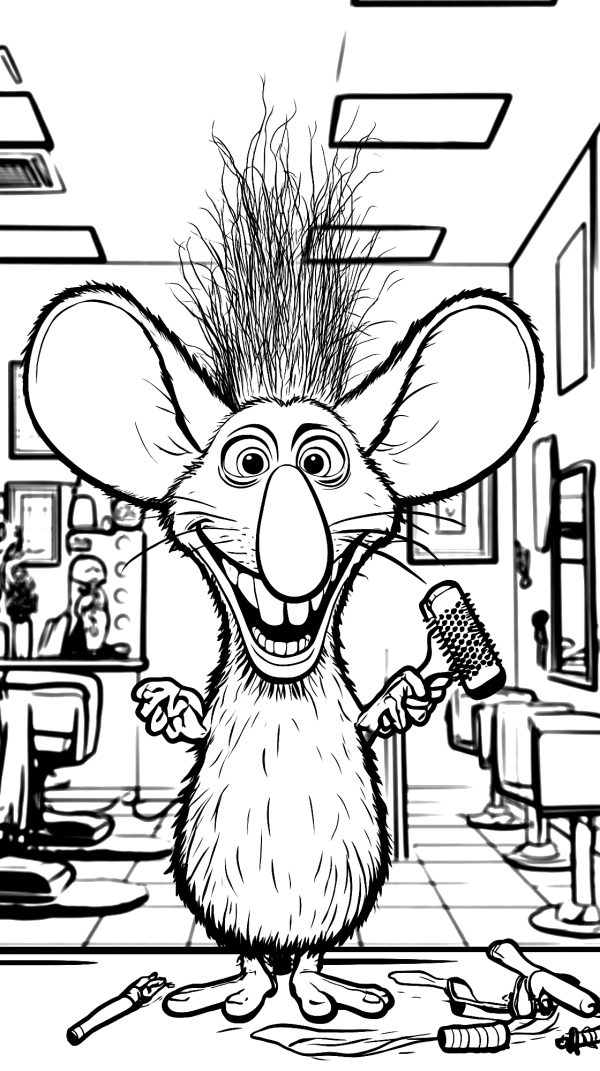 Frisörsalon-Maus