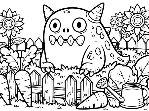 Monstro do Jardim Divertido