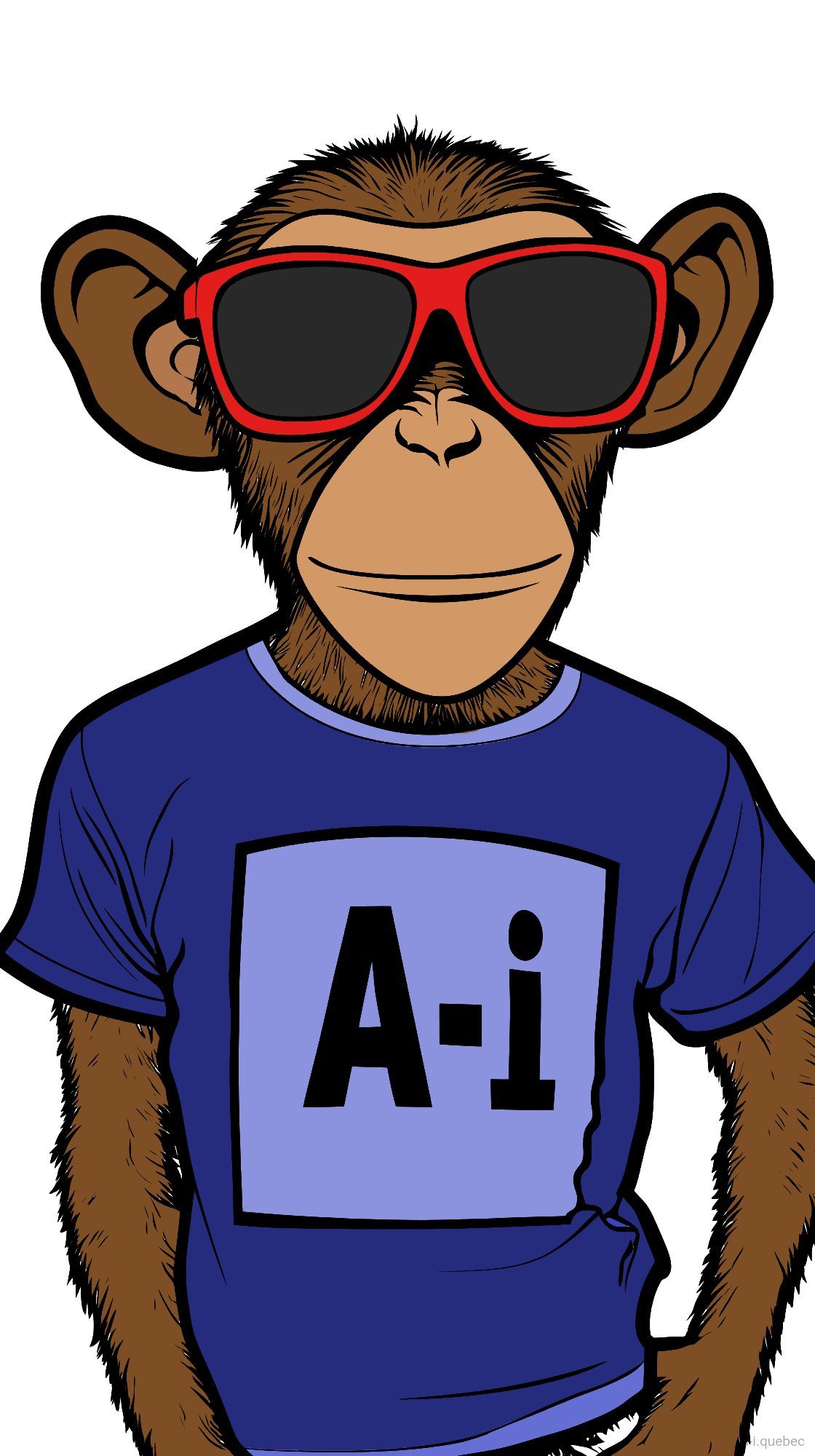 Popular monkey on the channel