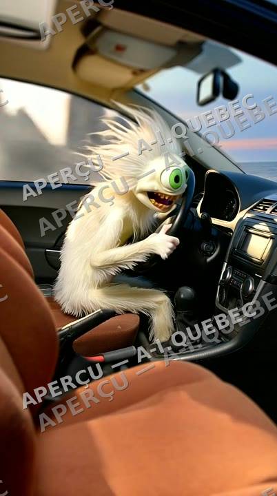 Quand une créature te vole ta voiture !